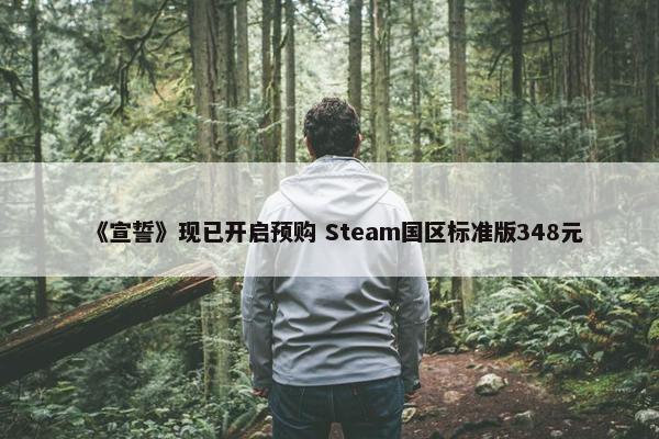 《宣誓》现已开启预购 Steam国区标准版348元