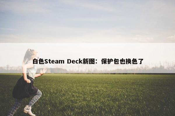 白色Steam Deck新图：保护包也换色了