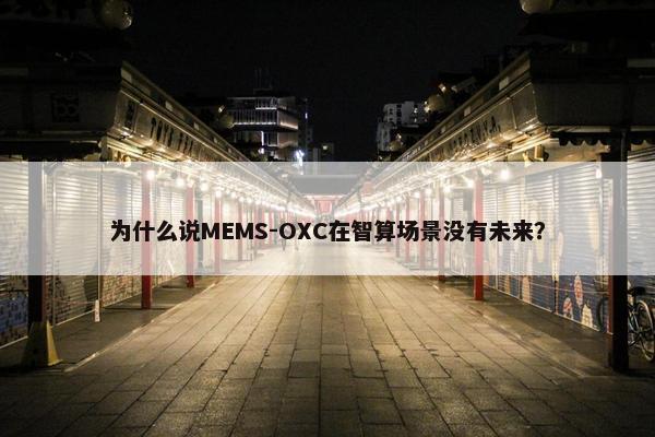 为什么说MEMS-OXC在智算场景没有未来？