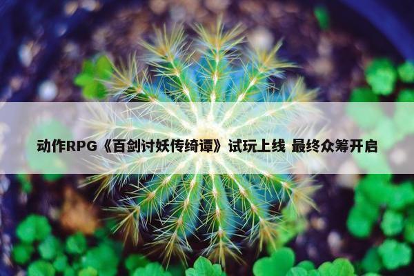 动作RPG《百剑讨妖传绮谭》试玩上线 最终众筹开启