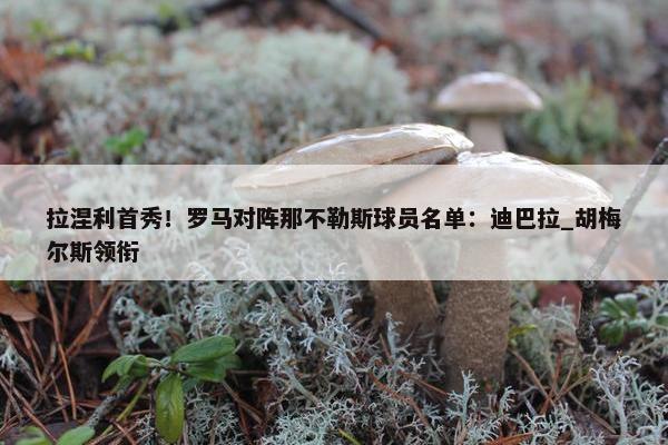 拉涅利首秀！罗马对阵那不勒斯球员名单：迪巴拉_胡梅尔斯领衔